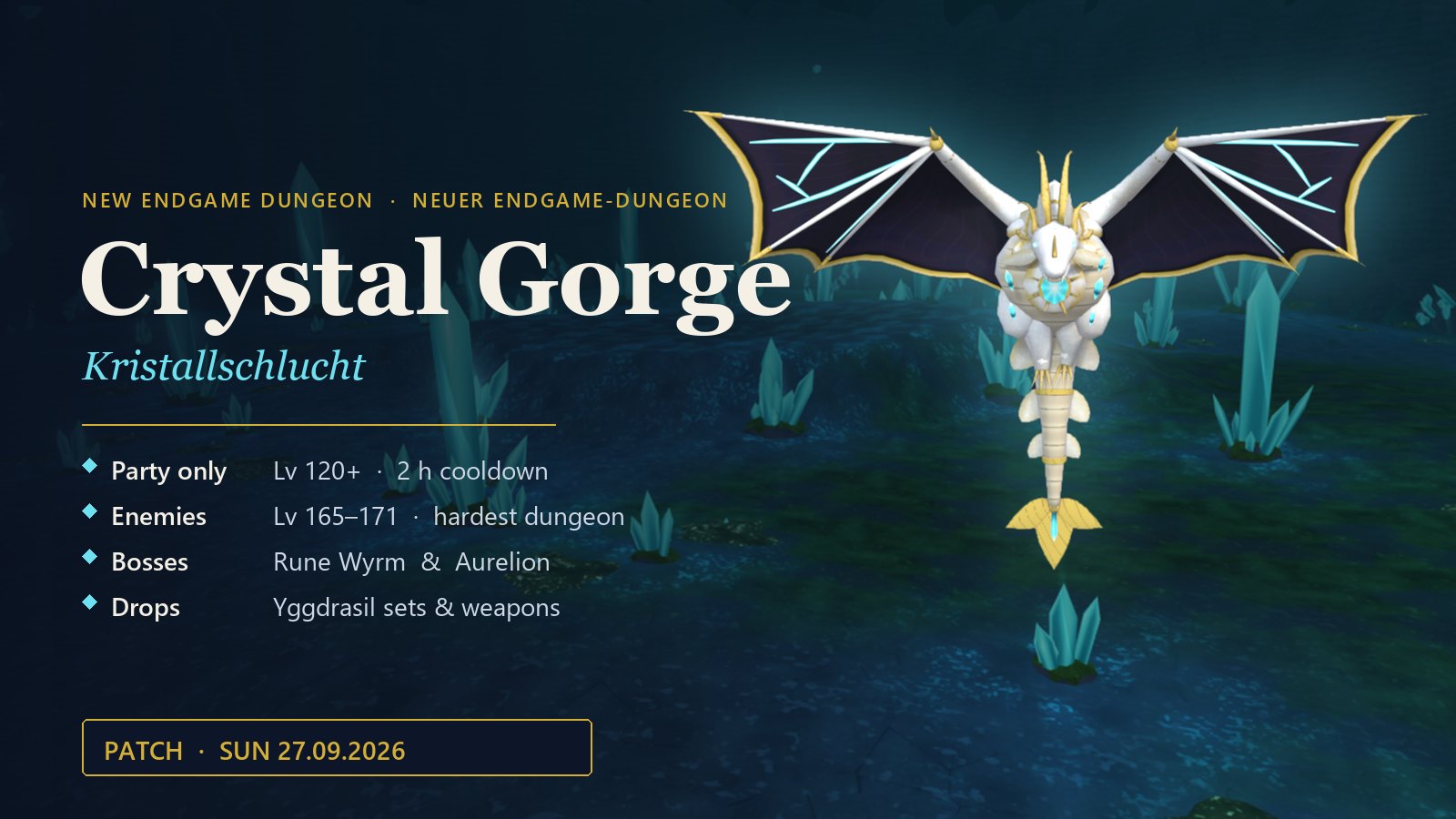 Crystal Gorge – neuer Endgame-Dungeon ab Stufe 120